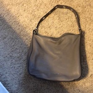 MICHAEL KORS purse pearl grey larger shoulder bag